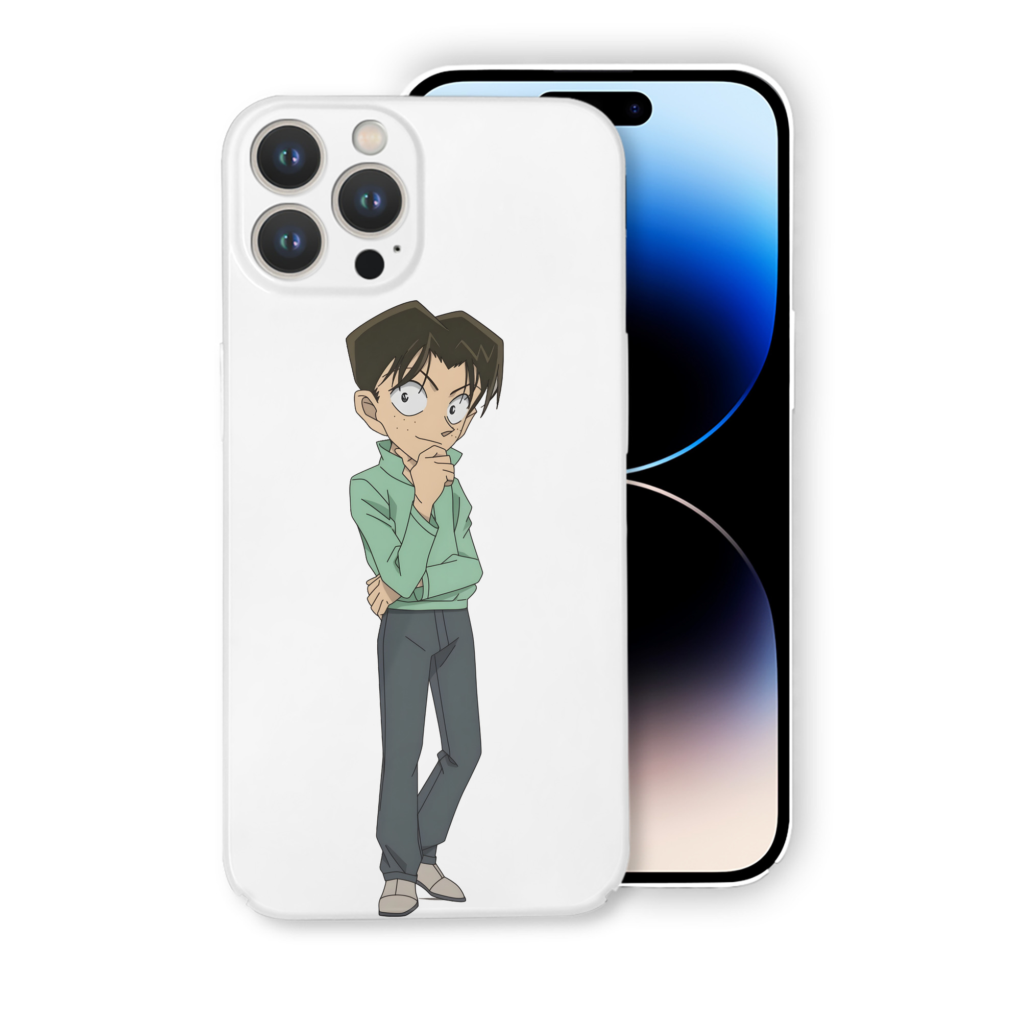 （画像用） 名探偵コナン 円谷 光彦 つぶらや みつひこ Detective Conan Mitch Tennyson 【iPhone 14シリーズ対応】ハードケース